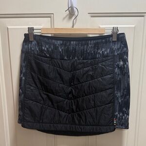 Smartwool Smartloft 60 quilted down ski skirt Black and Gray size M